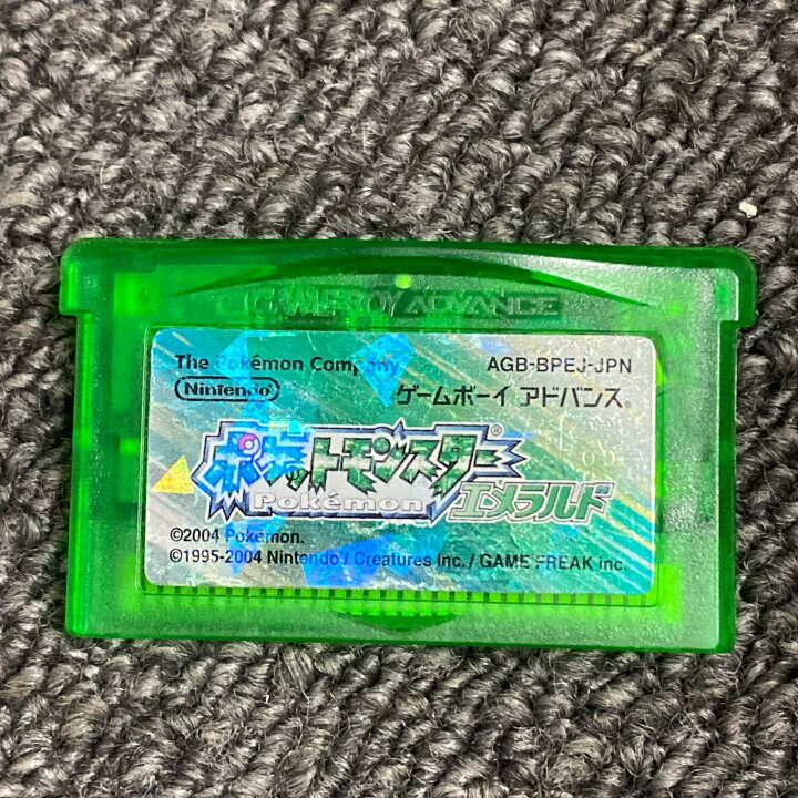 楽天市場】Nintendo GBAソフト ポケットモンスター エメラルド ソフト 