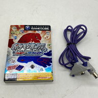 GCソフト　ポケモンボックス　ルビー＆サファイア　GBAケーブルセット　メモリーカード59付属 DOL-2-GPXJ…