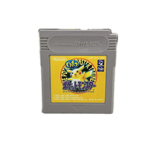 ゲームソフト ポケットモンスター ピカチュウ【中古】