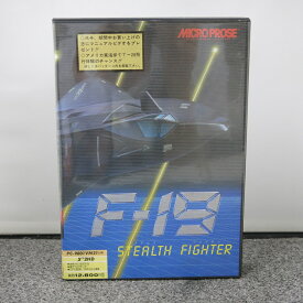 【9/19(土)20時〜全品ポイント10倍！要エントリー】オールドゲームソフト MICRO PROSE F-19 STEALTH FIGHIER for PC-9801VM21以降 5インチ2HD【中古】