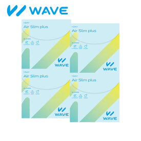 WAVEワンデー エアスリム plus 30枚入り ×4箱セット 送料無料 （ WAVEワンデー ウェイブワンデー コンタクトレンズ ワンデー 1日使い捨て）【 超薄型 乾燥しづらいレンズ 】