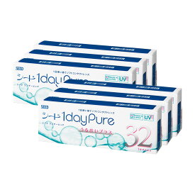 ワンデーピュア うるおいプラス 32枚入り×6箱セット シード コンタクトレンズ ワンデー コンタクト 1day 1日使い捨て