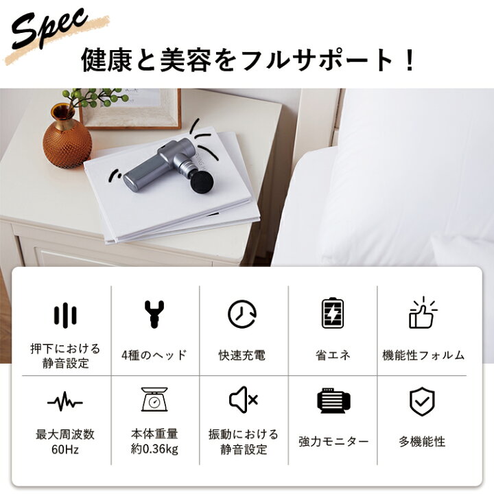 楽天市場 プレゼント 実用的 月間mvp受賞 Wavewave筋膜リリース ガン ハンディガン 健康グッズ マッサージガン 肩こり 軽量 小型 筋膜リリース 早割 全身ケア 筋膜 プレゼント ハンディ 肩 首 腰 マッサージ マッサージ器 ではありません Wavewave 楽天市場店