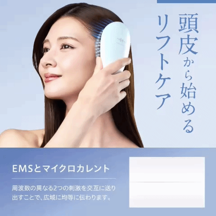 楽天市場】【10％OFFクーポン+P2倍】ひるおびで紹介 EMS ヘアブラシ