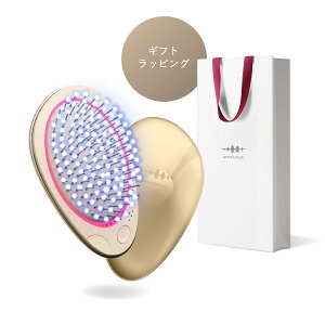 ポイント2倍+1000円OFF EMS ヘアブラシ ミニ サイズ 持ち運び 携帯 コンパクト くし ヘアー ブラシ クシ 髪 サラサラ 電気ブラシ バイブレーション 赤色LED マイナスイオン ケア 頭皮 髪の毛 リフ