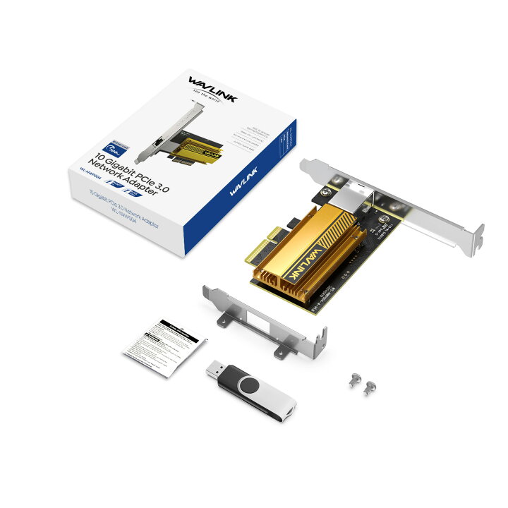 楽天市場】【10Gbps超高速LANカード】WAVLINK PCIe 10G NIC AQC113C 