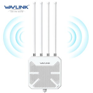 �y�G���g���[��P10�{ 10/1�܂ŁzWAVLINK WiFi 7 ���O�pWiFi���[�^�[ ������ BE5100 �ő�5100Mbps �f���A���o���h 2.5GbE IP67�h���h�o 15kV ESD�E4kV���T�[�W�ی� 8dBi�A���e�i 360°�J�o�[ Mesh WPA3 �A�N�e�B�u/�p