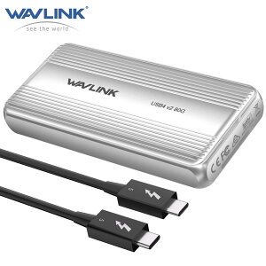 yThunderbolt? 5`bvځzWAVLINK SSDGN[W[ 6000MB/sǍ 5000MB/s 80Gbps USB4 V2ΉbCeJHL9480 Thunderbolt5/4 USB4ΉbPCIe 4.0 NVMe M-Key SSDő8TBΉbpt@ Hsv y