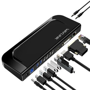 őP45{yƊEgbv̐MzWAVLINK USB 3.0 hbLOXe[V ő2560 x 1440@50Hz̉𑜓x rfIj^EfBXvC DVI & HDMI & VGA |[gAMKrbgAI[fBIA6USB|[g