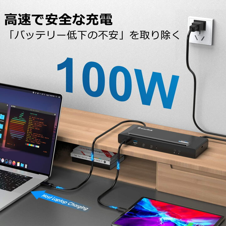 楽天市場】【楽天1位受賞】WAVLINK 15-in-1 USB-Cドッキング 