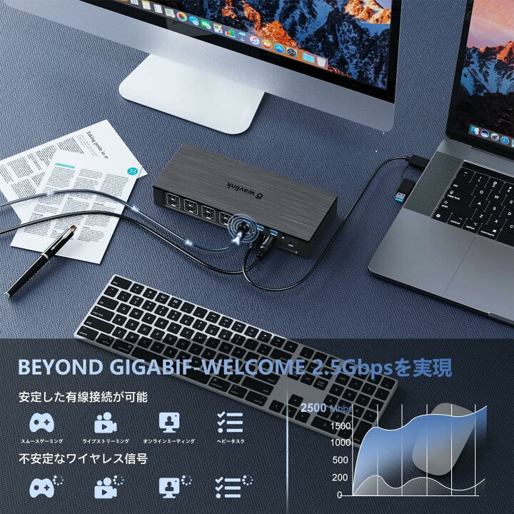 楽天市場】【業界トップの信頼性】Macも対応！WAVLINK 20ポートType-C 