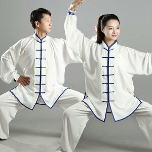 カンフー服 太極拳ウェア 武術着 体操 スポーツ トレーニングウェア 綿麻 中国 太極拳 練習 競技 パフォーマンス エレガント メンズ レディース