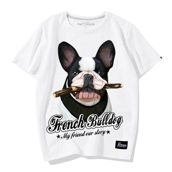楽天市場】Tシャツ 犬 犬柄 ドッグ プリント アニマル ラウンドネック 