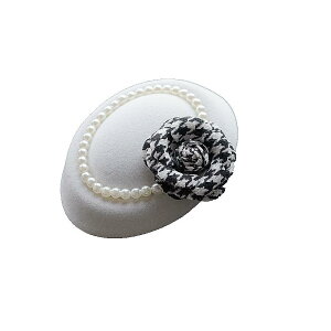 トーク帽 成人式 パーティー ウェディング レトロ レディース クリップ固定 エレガント 花 羽 パール リボン 千鳥格子 メッシュ おしゃれ 春秋 シンプル 無地 白 黒