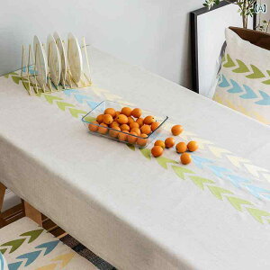 テーブルクロス 布 無地 刺繍 防水 ハート センターデザイン ベージュ生地 長方形 大きいサイズ テーブルデコ 北欧 田園風 カントリー調 家庭的 ぬくもり