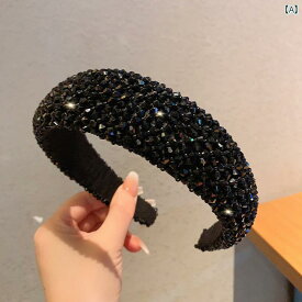 幅広 カチューシャ 太め ヘアアクセサリー 髪留め おしゃれ キラキラ レディース ハイエンド ヘッドバンド アメリカ ファッション 個性 シンプル ホット スタイル