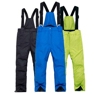 スノボー ファッション ウィンター用品 スポーツウェア キッズ ジュニア 子供用 スキー パンツ 冬用 防風性 防水 暖かい 男の子 女の子 厚手 綿 オーバーオール サスペンダー ズボン