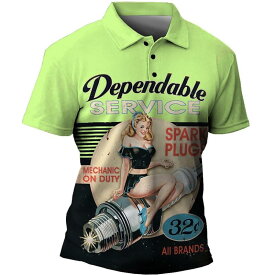 ポロシャツ メンズ 半袖 3Dプリント ボタン付き 春夏 吸湿速乾 通気性 ストレッチ メッシュ シワになりにくい 普段使い カジュアル スリムフィット