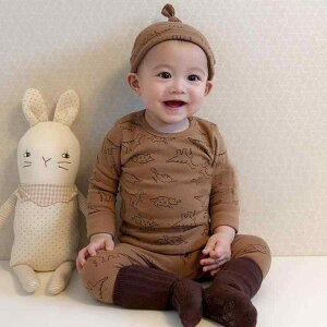 ベビー服 赤ちゃん 男女兼用 パジャマ ルームウェア 上下セット 2点セット 恐竜 キャラクター アニマル柄 長袖 長ズボン 春秋冬 綿 コットン 柔らか肌触り 新生児 乳幼児 かわいい 韓国風