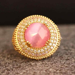 指輪 レディース 丸型 ラウンド ジオメトリック 合金 アクセサリー リング 欧米風 定番 クラシック オフィス 通勤 普段使い 上品 おしゃれ ピンク グリーン