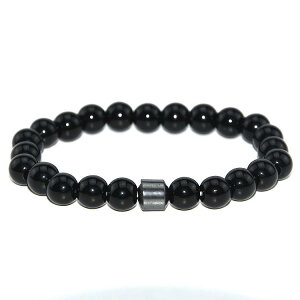 ブレスレット メンズ 磁石 オブシディアン 虎眼石 白松石 マップストーン 天然石 パワーストーン ビーズ 数珠 ファッション カジュアル アクセサリー ハンドメイド 普段使い