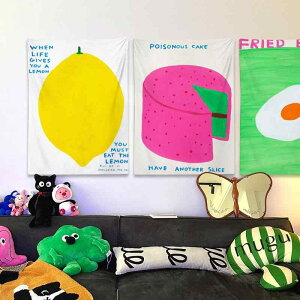 タペストリー カラフル カートゥーン フルーツ柄 かわいい 壁掛け 寝室 子供部屋 書斎 ダイニング 部屋飾り 目隠し 分電盤カバー ポリエステル ウォールデコレーション
