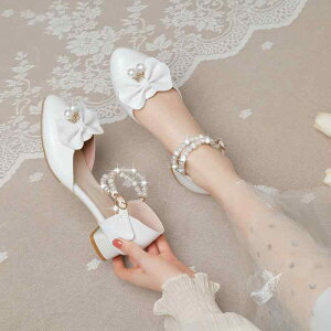 シューズ ガールズ プリンセスシューズ 合皮 レザー 切り替え ヒール ホワイト ピンク ベージュ 発表会 ピアノ 演奏会 結婚式 入学式 卒業式 フォーマル 春夏秋 ストラップ