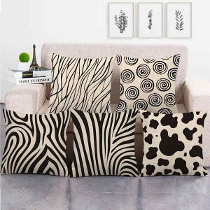 �N�b�V�����J�o�[ �u���b�N �A�j�}���� �v�����g ���l�� �X�N�G�A 45×45cm �|�b�v ������� �C���e���A �\�t�@ �x�b�h �������� ���r���O �Q�� �͗l�ւ�