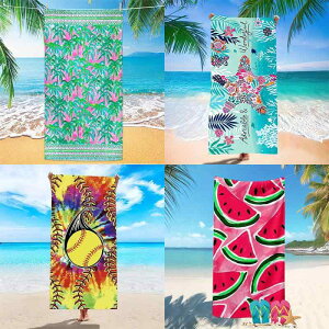 ビーチタオル マイクロファイバー 超極細繊維 速乾 吸水性 軽量 夏 アウトドア レジャー プール 水泳 大判 バスタオル