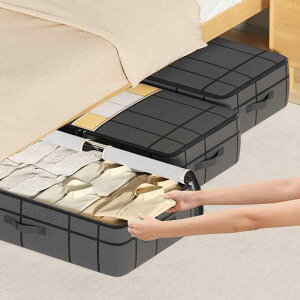 収納ケース ベッド下収納 薄型 スリム 折りたたみ 不織布 窓付き 大容量 衣類 布団 雑物 整理ボックス 多用途 寝室用 シンプル 防塵