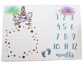 ベビーブランケット 新生児 マイルストーン 成長記録 記念写真 撮影用 月齢フォト 寝相アート 超柔素材 ふんわり柔らか 肌触り 安心安全 オールシーズン かわいい 出産祝い ギフト