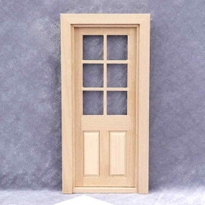 �h�[���n�E�X �h�A 1/12�X�P�[�� �~�j�`���A ���h�� ������ 6�p�l�� PVC���t�� ���[���s�A�� ���� DIY ���� �N���t�g �͌^ �ޗ�