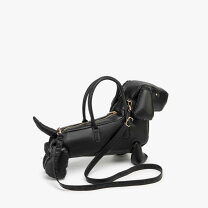 美品】天然皮革 DAKS ダックス ハンドバッグ ブラック 型押し 南京錠 