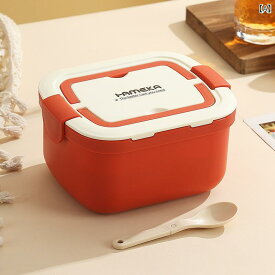 弁当箱 かわいい 電子レンジ対応 二段 仕切り付き 持ち運び 携帯 オフィス 通勤 ピクニック アウトドア ダイエット 軽食 サラダ フルーツ ランチボックス プラスチック製 長方形 フードコンテナ 保存容器