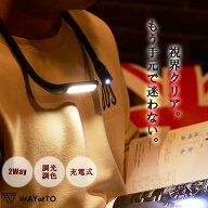 ＼高評価 ☆4.4以上／ ネックライト led 充電式 首掛けライト 釣り ライト 懐中電灯 LED 防水 USB 首掛け…