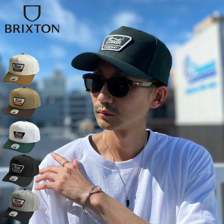 楽天市場】ブリクストン 5パネル スナップバックキャップ ベースボール 