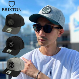 ブリクストン 5パネル スナップバックキャップ ベースボールキャップ キャップ 正規取扱い メンズ レディース ブランド BRIXTON CREST C MP SNAPBACK CAP