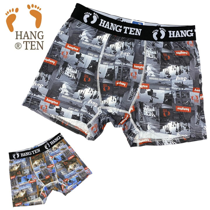楽天市場】HANG TEN ハンテン ポリエステルベア天 ボクサーパンツ 