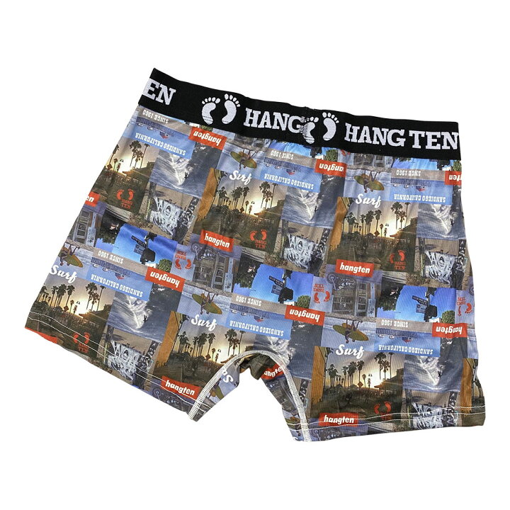 楽天市場】HANG TEN ハンテン ポリエステルベア天 ボクサーパンツ 