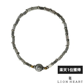 ライオンハート SunKu サンク コラボ ブレスレット TYPE E 真鍮 シルバーメッキ メンズ ブランド LION HEART