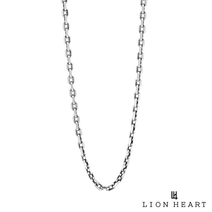 楽天市場 ライオンハート Lion Heart ミディアム シルバー チェーン だけ のみ ネックレス カットアズキ 小豆 シルバー925 いぶし仕上げ 60cm メンズ ブランド チェーンネックレス Wayng