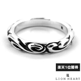 ライオンハート タテガミスクロールリング シルバー925 9号〜21号 メンズ ブランド 指輪 LION HEART