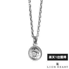 ライオンハート ハワイアン メダル ネックレス サージカルステンレス シルバー メンズ ブランド LION HEART