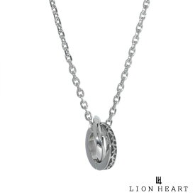 ライオンハート イバラ ダブルリング ネックレス サージカルステンレス シルバー メンズ ブランド LION HEART