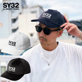SY32 by SWEET YEARS ベロア 3 レイヤー キャップ CAP 正規取扱い メンズ レディース ブランド VELOUR 3 LAYER CAP