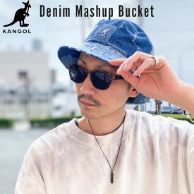 カンゴール KANGOL デニム マッシュアップ バケットハット ベルハット パッチワーク Denim Mashup Bucket 正規取扱い メンズ レディース ブランド