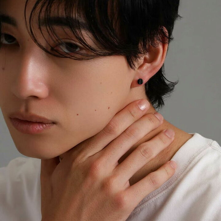 楽天市場 ライオンハート Lion Heart トライスタッズ ピアス サンド サージカルステンレス ブラック 黒 メンズ ブランド Wayng