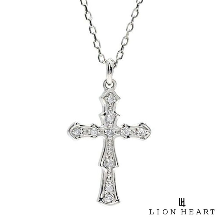 楽天市場 ライオンハート ヴィクトリアンクロス プチネックレス プラチナ 十字架 メンズ ブランド Lion Heart Wayng