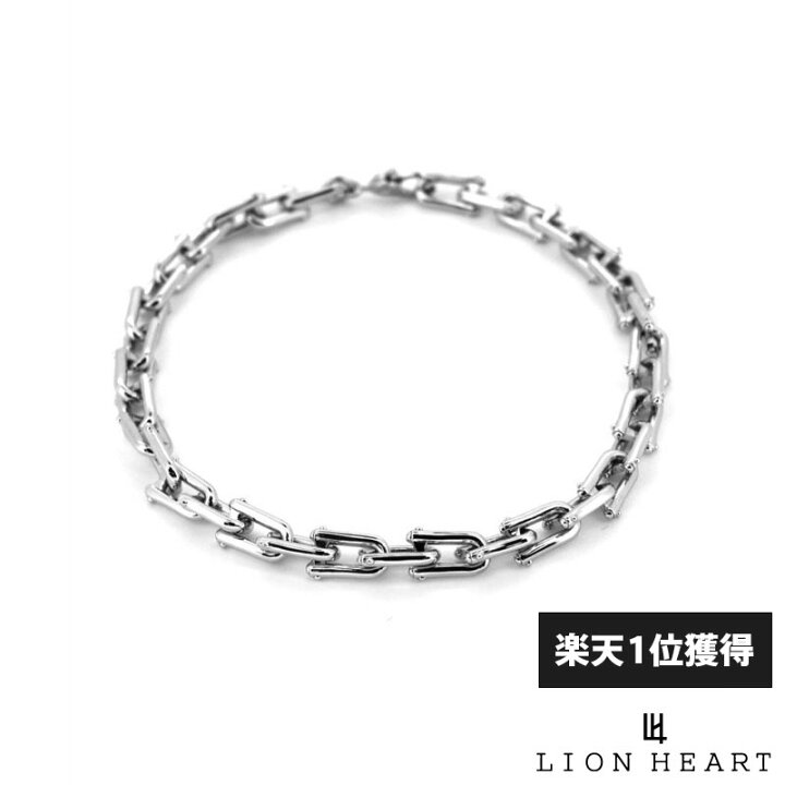楽天市場】ライオンハート リンクブレスレット シルバー925 メンズ 