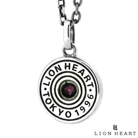 ライオンハート バースドロップ ネックレス 誕生石 2月 アメジストカラー シルバー925 メンズ ブランド LION HEART